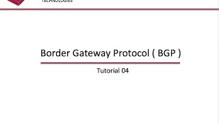 BGP Tutorial - 04
