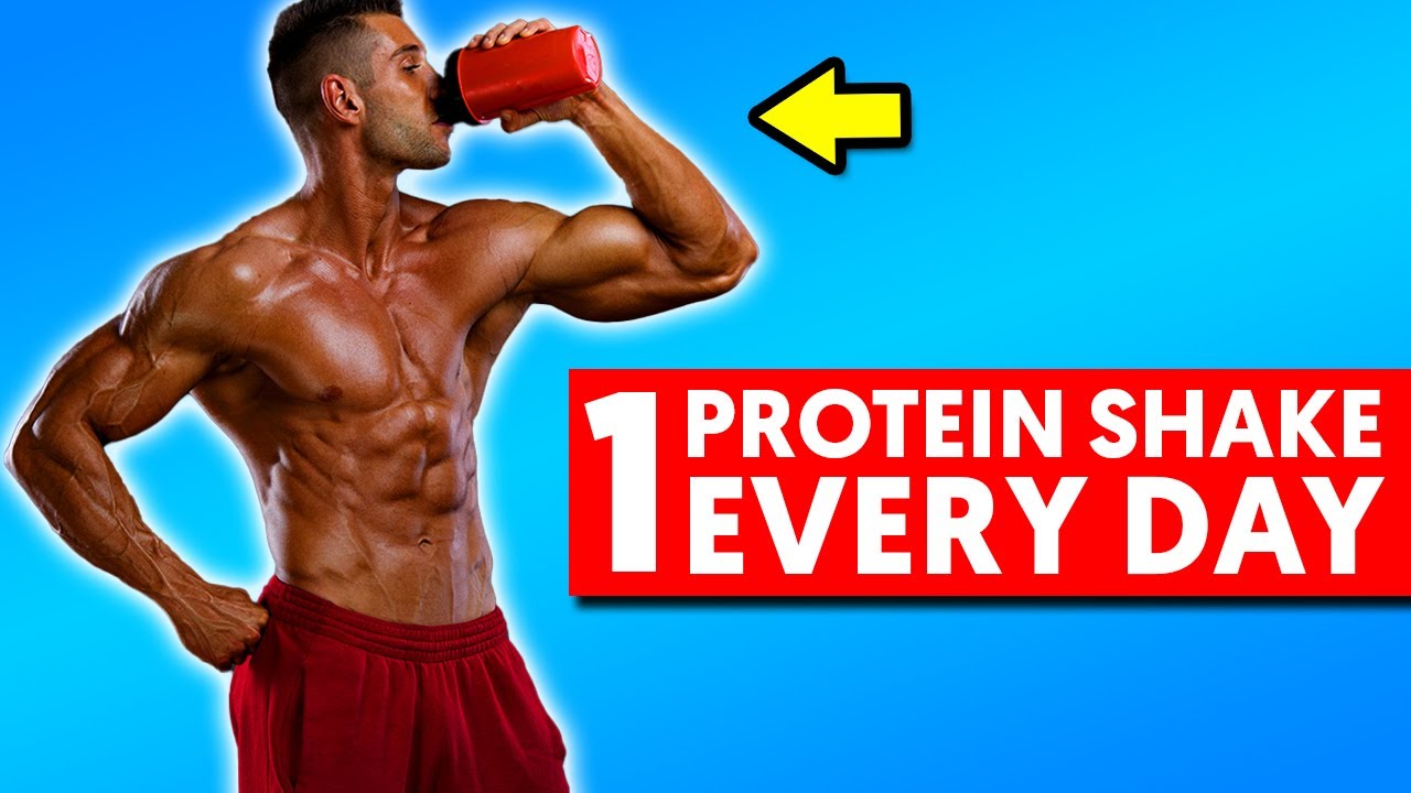 What Drinking 1 Protein Shake a Day Does For Muscle Growth - YouTube