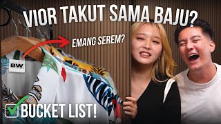 EPISODE 3 : ORANG TER ANEH YANG ADA DI BUMI! VIOR TAKUT BAJU? | #BUCKETLIST