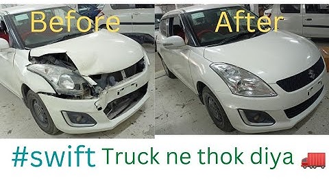 maruti suzuki swift front full accident 🚗| car repairing by me @automotorsservice5584