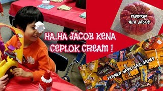 Alamak..Jacob Kena Ceplok Cream di Malam Halloween !