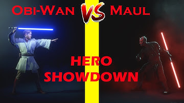 Obi-Wan VS Darth Maul - Hero Showdown (Battlefront 2)