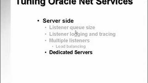 oracle performance tuning 1