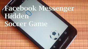 Facebook Messenger Hidden Soccer Game