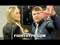 CANELO LEAVES WITH WIFE LIKE A BOSS AFTER WATCHING STABLEMATE MARTINEZ LOSE TO CHOCOLATITO