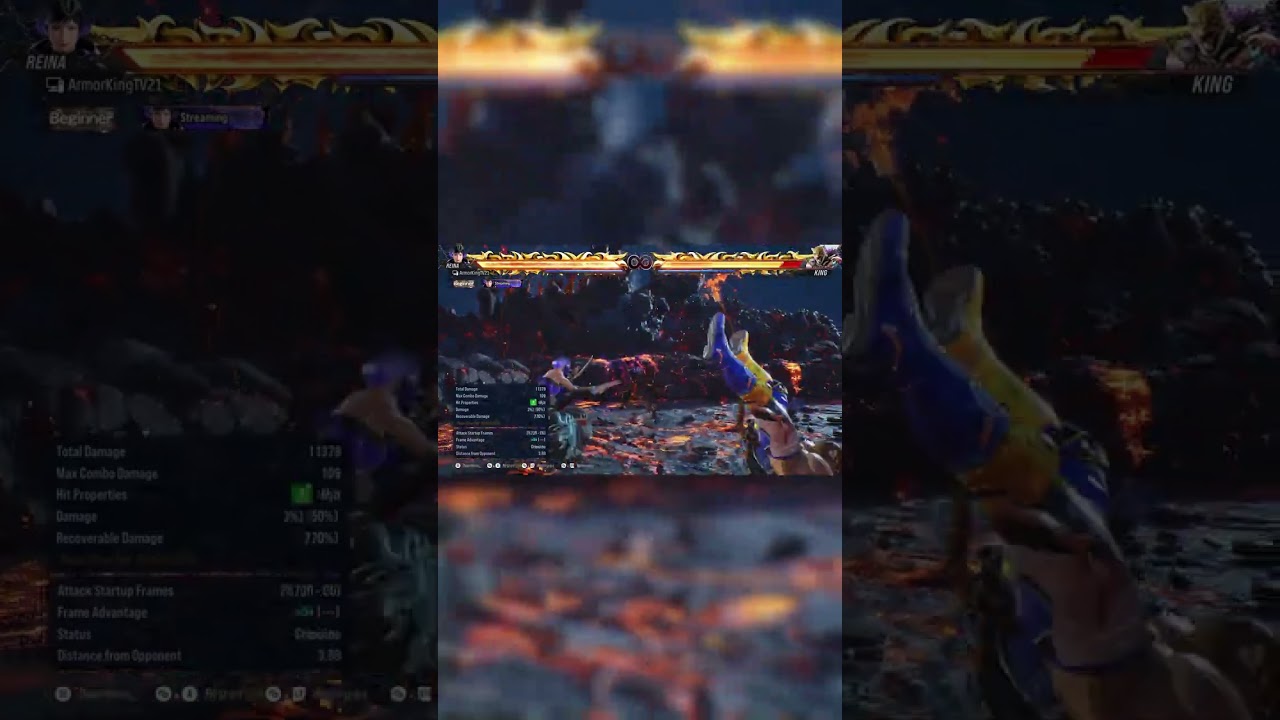 Reina Fcdf3 - Max Damage combos - Floor Blast