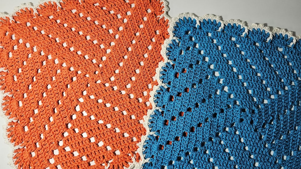 Sousplat quadrado fácil e lindo Passo a passo. Vem? #crochet #croche #crochefacil #sousplatdecroche