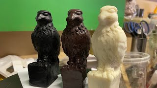 Moulding and Casting Mini Falcon Sculptures