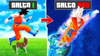 Cada Salto de GOKU se MULTIPLICA en GTA 5 !! (Dragon Ball mod)