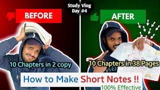 100% Proven Method of Easy notes Making 🔥| How to Make Short Notes From Book & Online Class ? screenshot 5