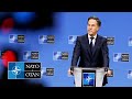NATO Secretary General Pre-Ministerial Press Conference 🗣