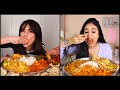 Mukbangers consuming INDIAN FOOD 🔥