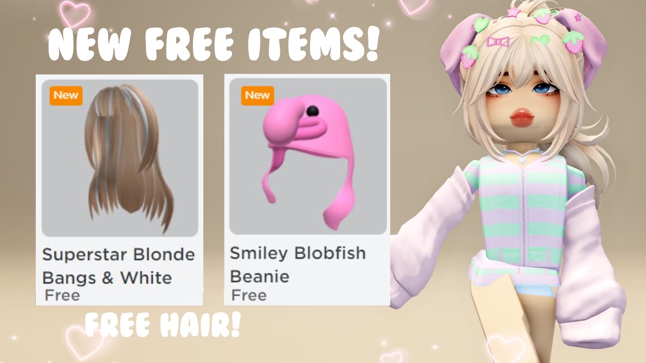 NEW FREE ITEMS YOU MUST GET IN ROBLOX!😘💕 