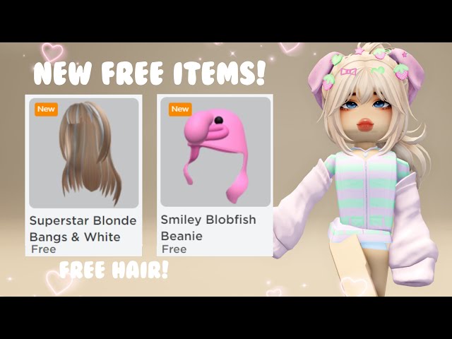 9 FREE NEW ROBLOX HAIR AND ITEMS 😲🥰🤩 