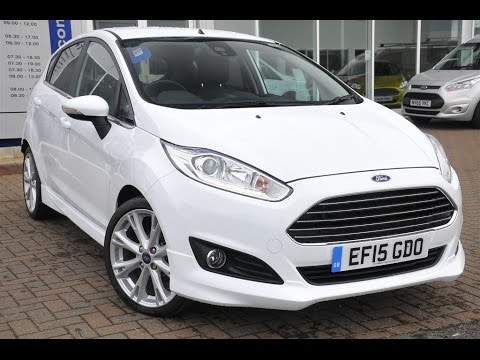 Used Ford Fiesta 1 5 TDCi Titanium X 5dr Frozen White 2015
