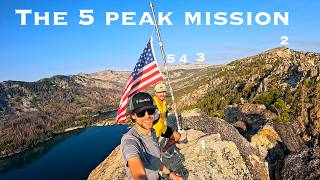 Tahoe's Hardest Day Hike?  Desolation Wilderness. Flagpole - Echo - Price - Agassiz - Pyramid Peaks.