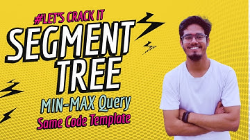 Segment Tree | Min-Max Range Query in an Array | Code + Template | Interview Questions
