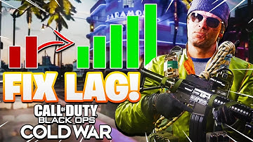 How To Fix Lag in Black Ops Cold War! Improve Connection in Cold War (Cold War Error Code Fix)