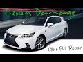 LEXUS DENT REPAIR in Hull East Yorkshire - GLUE PULL - By Martin Sadler