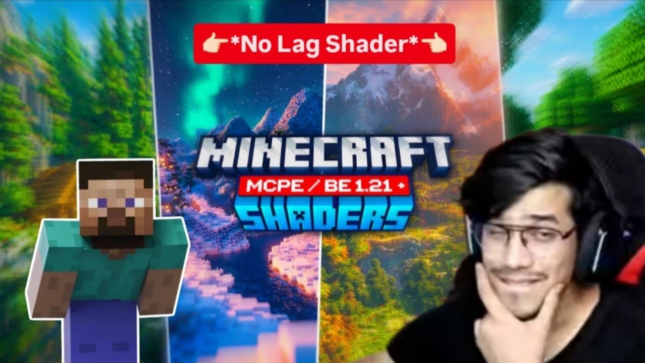 New Lag Free Shader Pack For MCPE 1.21+🔥 [Mediafire Link]