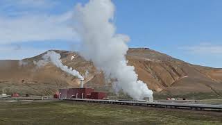 Krafla Geothermal Power Station, NE Iceland #geothermal #geology #travel #energy #drive #volcano