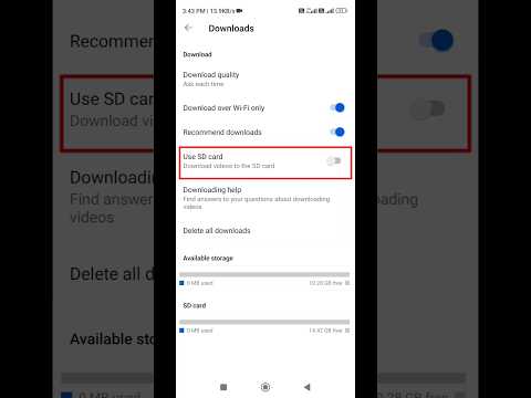 How to download YouTube  video to the sd card #shorts