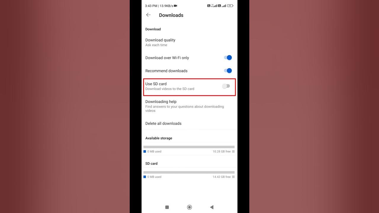 How to download YouTube video to the sd card #shorts How to download YouTube video to the sd card #shorts