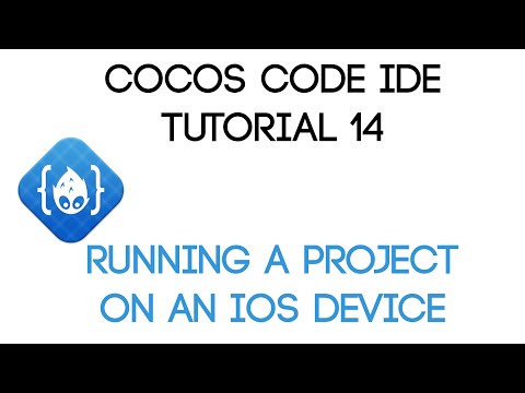 Cocos Code IDE V1 Tutorial 14 - Running A Project On An iOS Device
