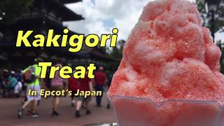 Trying the Kakigori Shaved Ice in Epcot’s Japan Pavilion