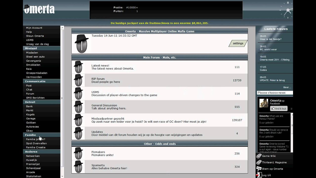 Barafranca (Omerta) NL Dutch  BrowserSpelletjes.nl