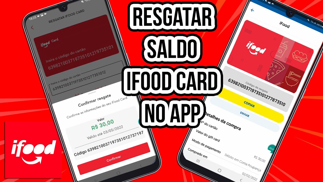 iFood Card - Resgatar iFood Card