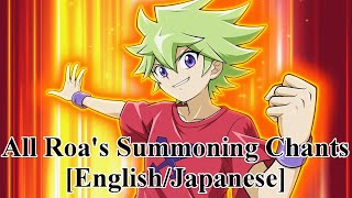 All Roa's Summoning Chants | Yu-Gi-Oh! Rush Duel: Dawn Of The Battle Royale!! [Eng/Jap]