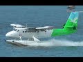 Twin Otter Seaplane in Action