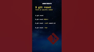 10. 👨‍🎓🔥 master git commands | git reset @LinuxTechTV pro Git