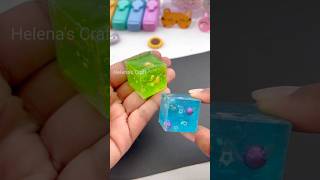 DIY jelly cube 😋 #shots #miniature #miniaturecrafts #youtubeshorts #miniatureworld #craft #diy #love