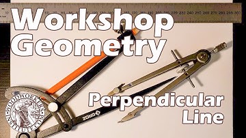 Workshop Geometry: Perpendicular Line [Woodworkers Institute]