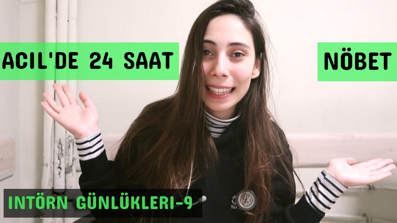 ACİL ‘de 24 SAAT | Acil yeşil alan nöbet günü | intörn günlükleri-9
