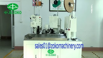 Full automatic two wire crimping with three terminals crimping machine