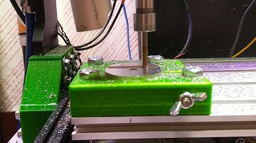 Modified 3018 with DIY ATC routing aluminium