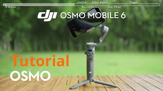Osmo Mobile 6 Beginners Guide No.3 Buttons Tutorial