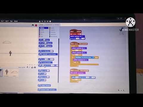 How to make Dino game with scratch program (by islem Idriss)