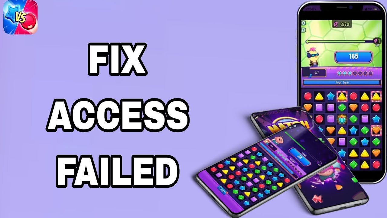How To Fix And Solve Access Failed On Match Masters - PvP Match 3 App ...