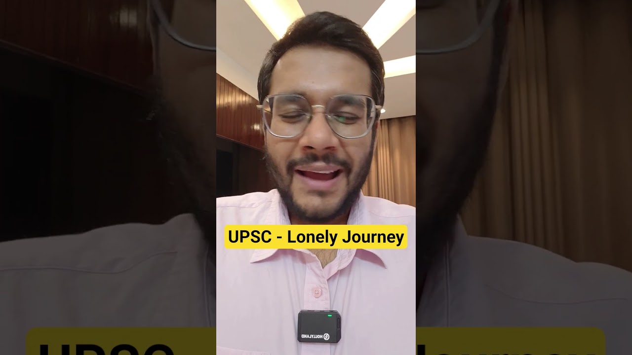 UPSC is a lonely journey - Loneliness 