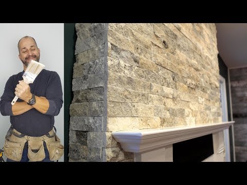 Video: Do-it-yourself fireplace cladding na may natural na bato