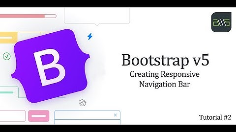 Bootstrap 5 - Creating Responsive Navigation Bar