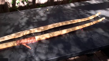 Sinew backed Juniper bow Part III