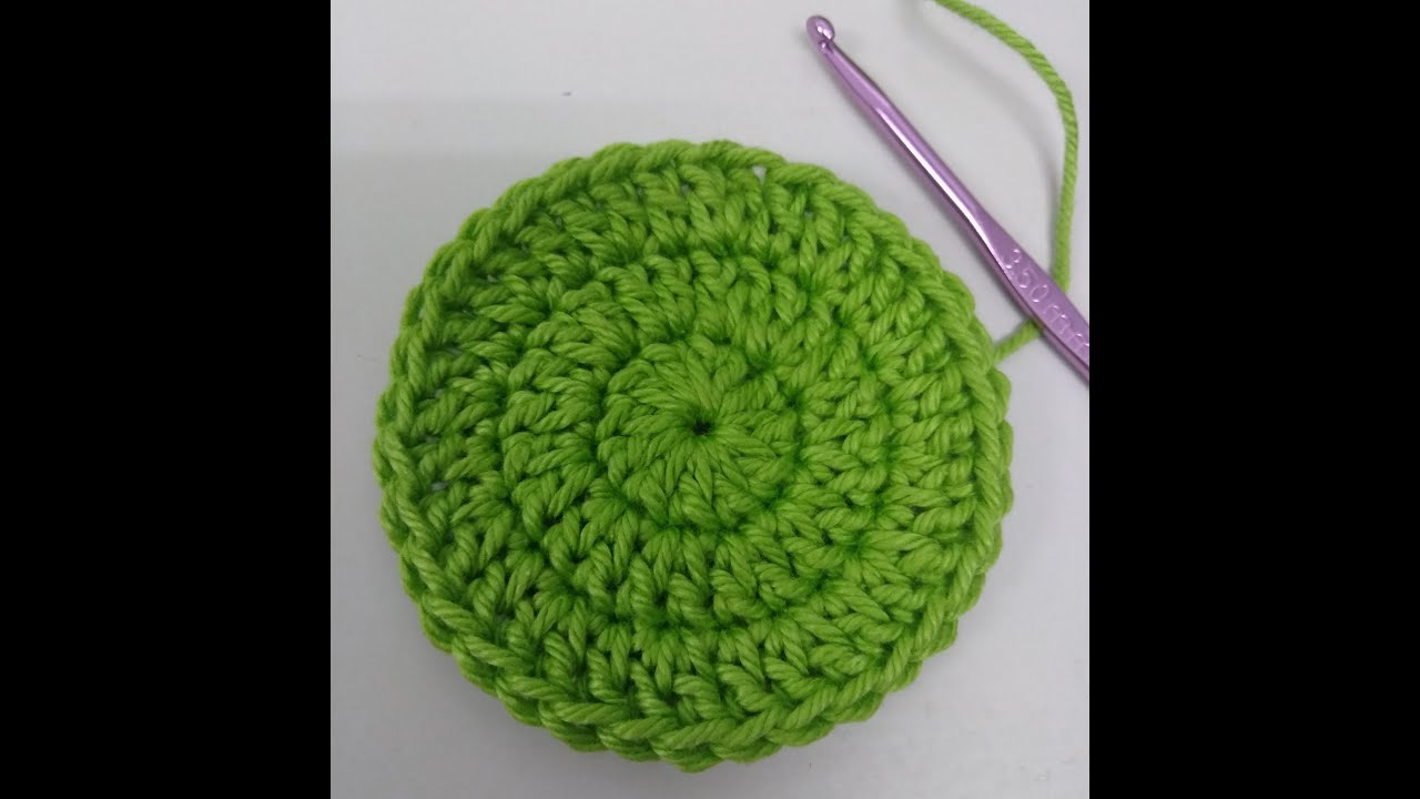 CROCHÊ CIRCULAR SEM EMENDA