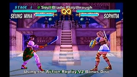 Soul Blade Playthrough using the Ps1 Action Replay V2 Ps2 Bonus Disc :D #Playstation #CheatCodes