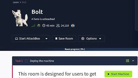 Tryhackme Bolt --Walkthrough 