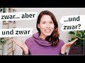 Was bedeutet "zwar"? Der Unterschied zwischen "zwar... aber" & "und zwar" 👉🏻 Deutsch B2, C1